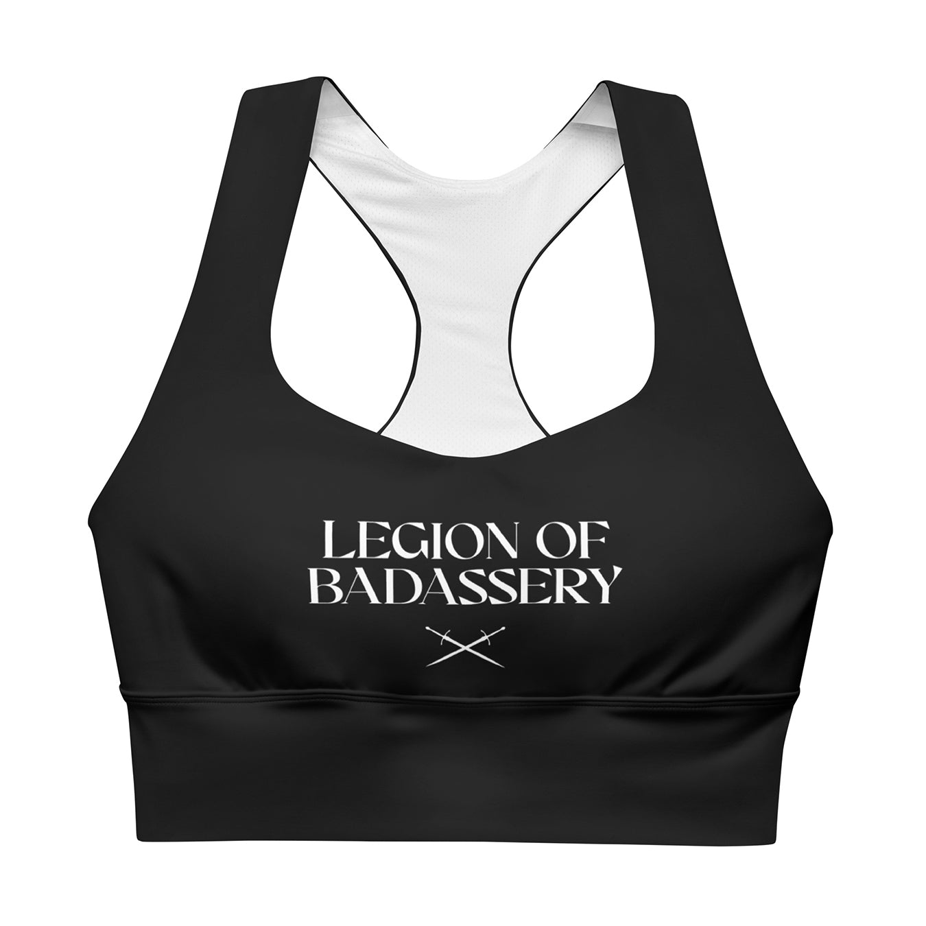 Badassery Longline Sports Bra