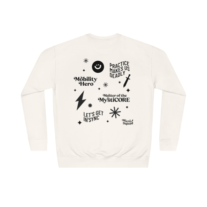 Get With The Program (2023) Unisex Crew Sweatshirt in Bone