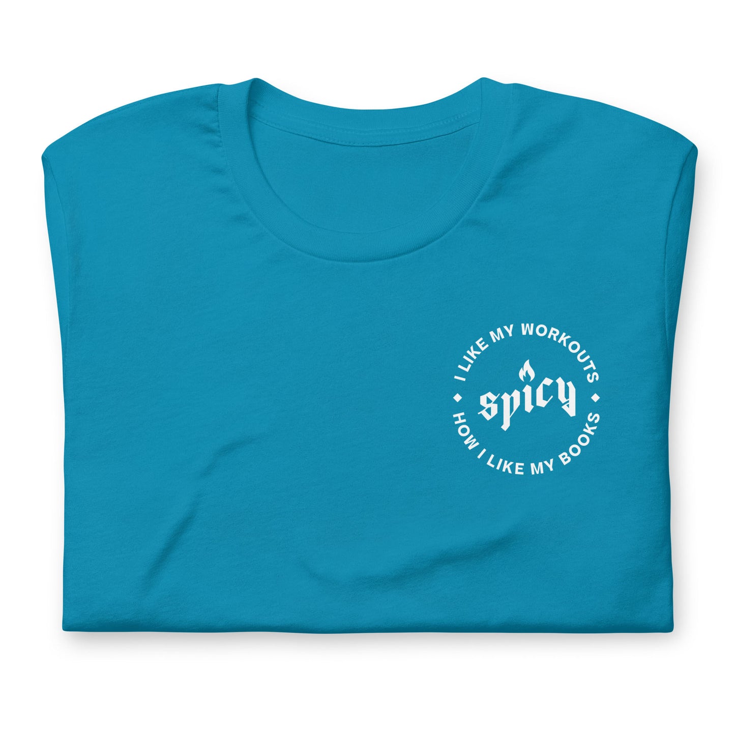 I Like It Spicy Unisex Shirt in Aqua