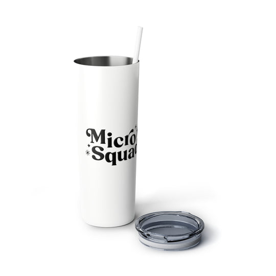 Micro Squad 20oz Steel Tumbler in White