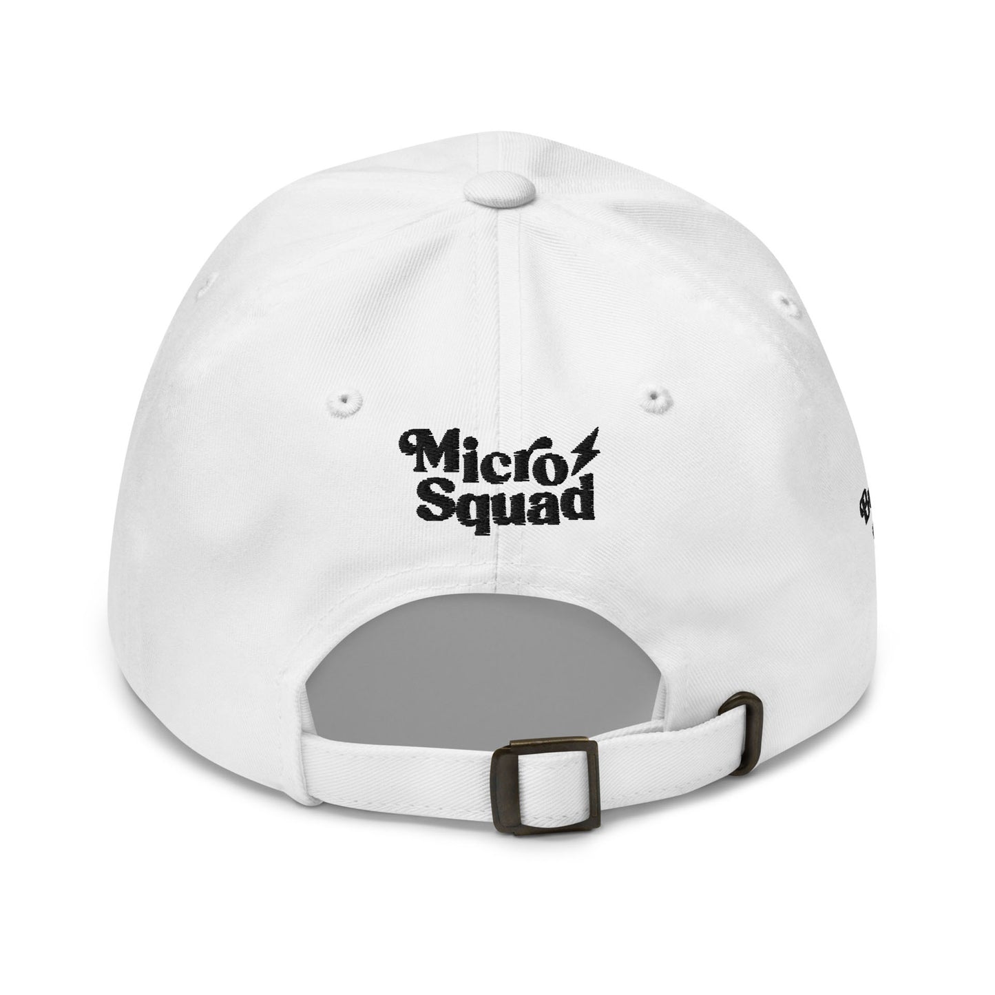 Micro Squad Classic Baseball Hat in White