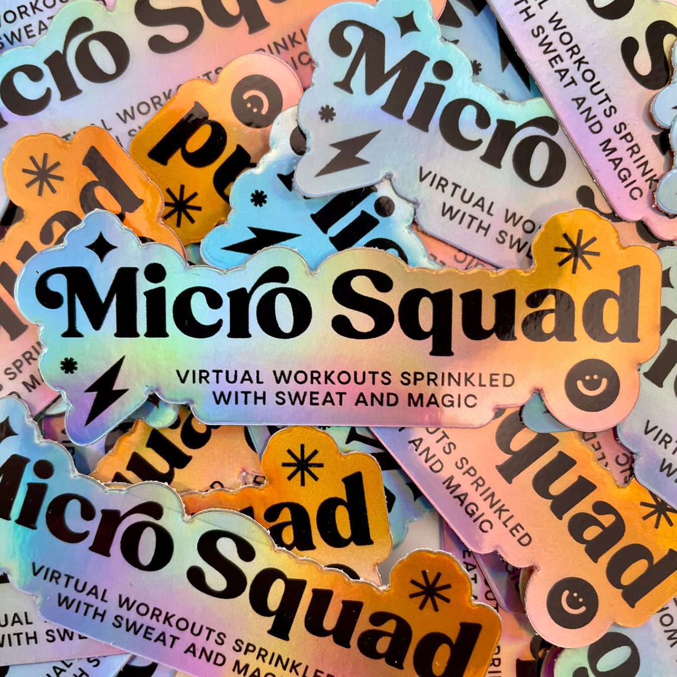 Micro Squad Logo Sticker Pack