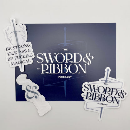 The Sword & The Ribbon Podcast Sticker Pack