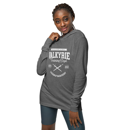 Valkyrie Training Warm-Up Hooded Long Sleeve Shirt