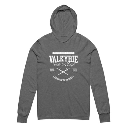 Valkyrie Training Warm-Up Hooded Long Sleeve Shirt