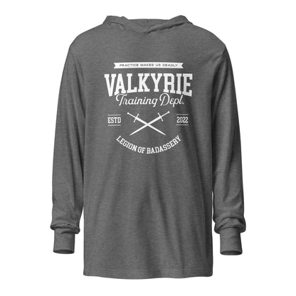 Valkyrie Training Warm-Up Hooded Long Sleeve Shirt