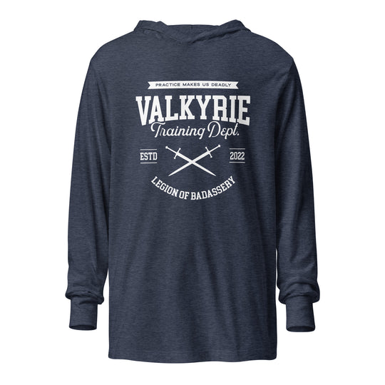 Valkyrie Training Warm-Up Hooded Long Sleeve Shirt