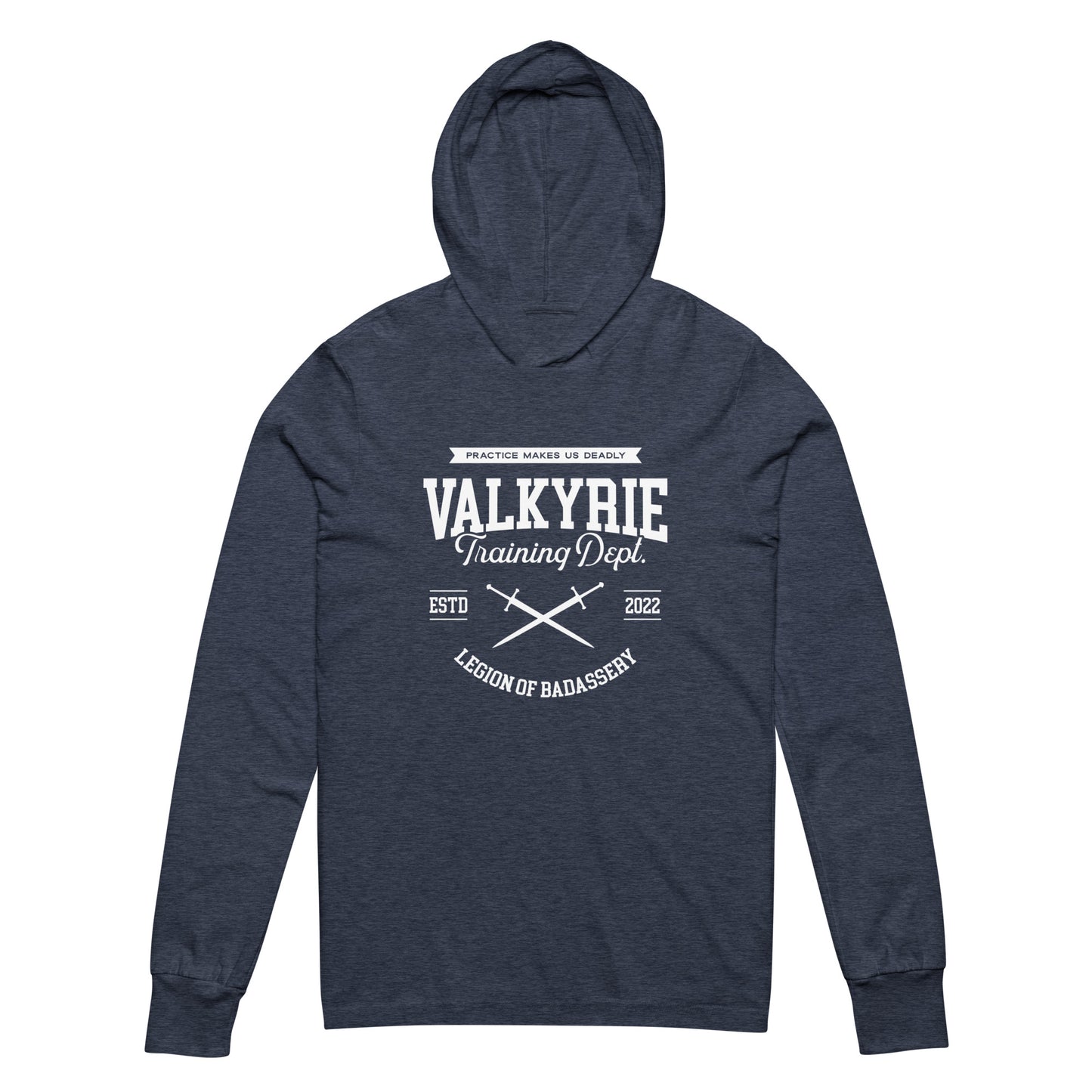 Valkyrie Training Warm-Up Hooded Long Sleeve Shirt