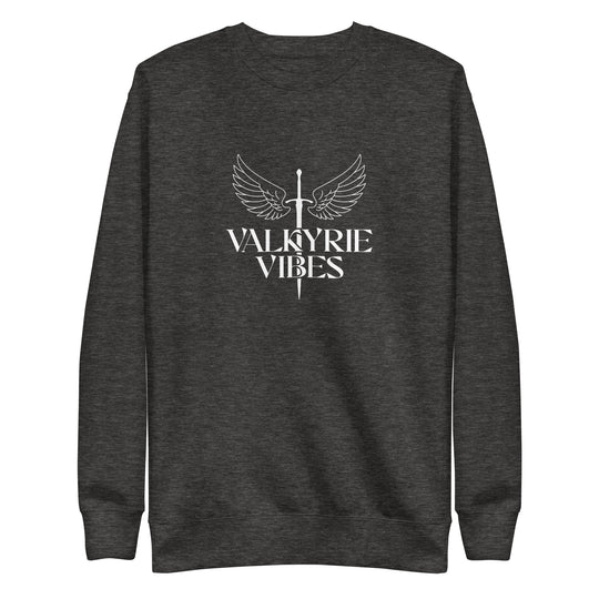 Valkyrie Vibes Unisex Crewneck Sweatshirt in Charcoal (UPDATED)