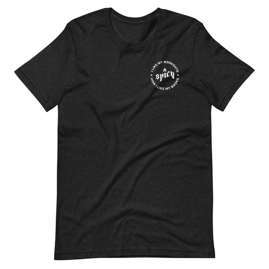 I Like It Spicy Unisex Shirt in Heather Black