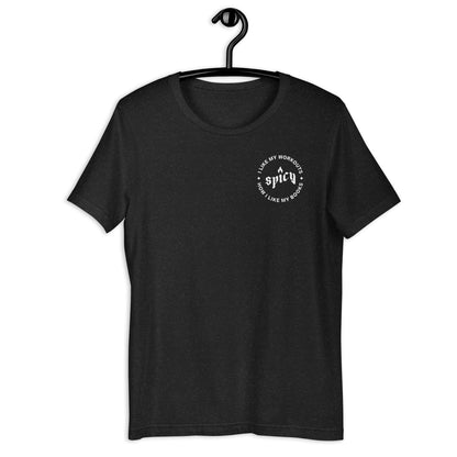 I Like It Spicy Unisex Shirt in Heather Black