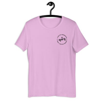 I Like It Spicy Unisex Shirt in Lilac