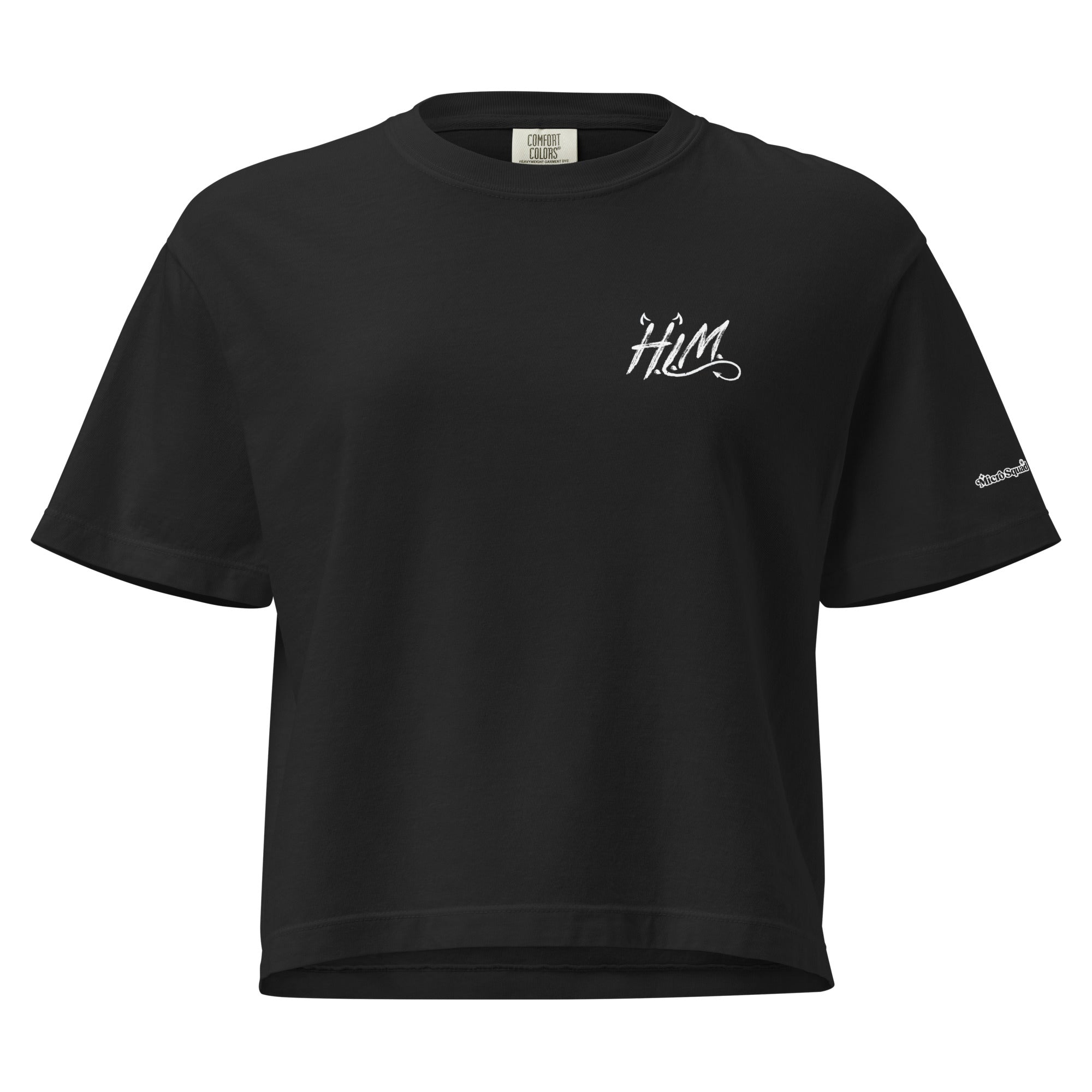 Hellion Inferno Method Boxy Cropped Tee | Black – The Micro Squad