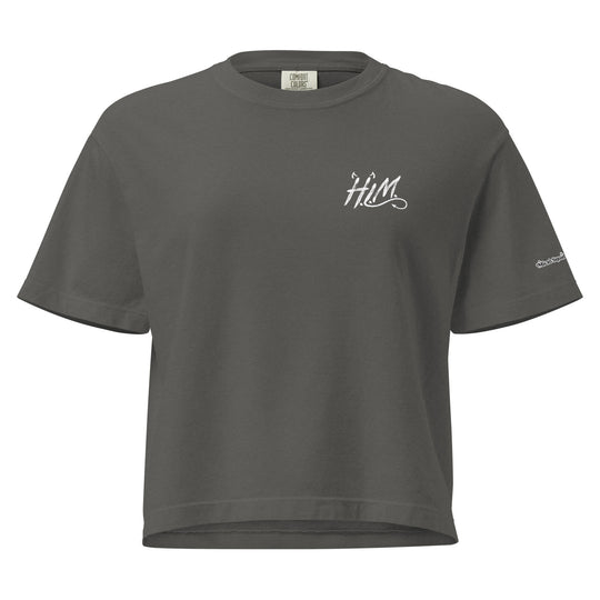 Hellion Inferno Method Boxy Cropped Tee | Grey